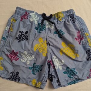 Vilebrequin Kids Swim Trunks with Multicolor Turtle Design